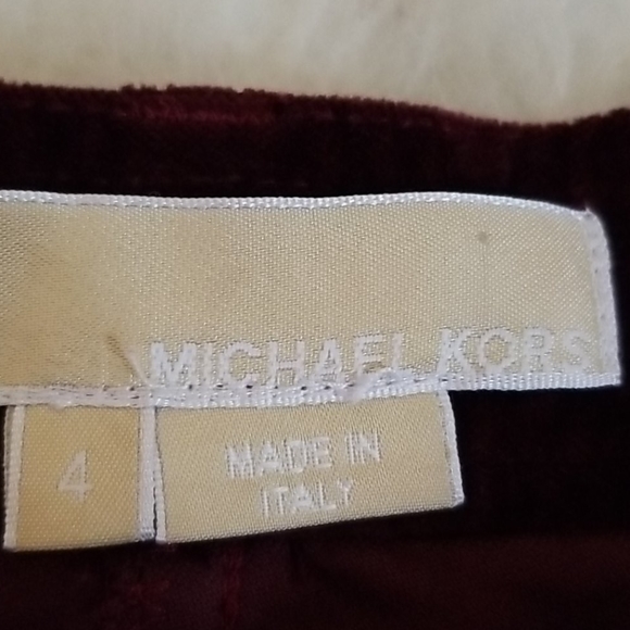 Michael Kors Straight Velour Pants - Picture 8 of 13